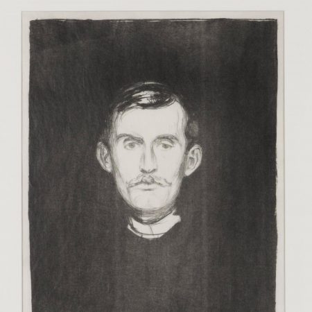 Edvard Munch, Selbstporträt, 1895, Lithographie